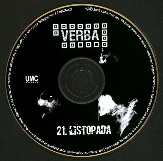 Verba - 21 listopada 2005 - 00 - verba - dwudziesty pierwszy listopada - pl - 2005 - cd.jpg