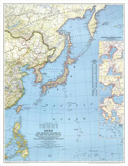 Mapy National Geographic. 539 map. Wysoka jakość - Japan and Adjacent Regions 1944.jpg
