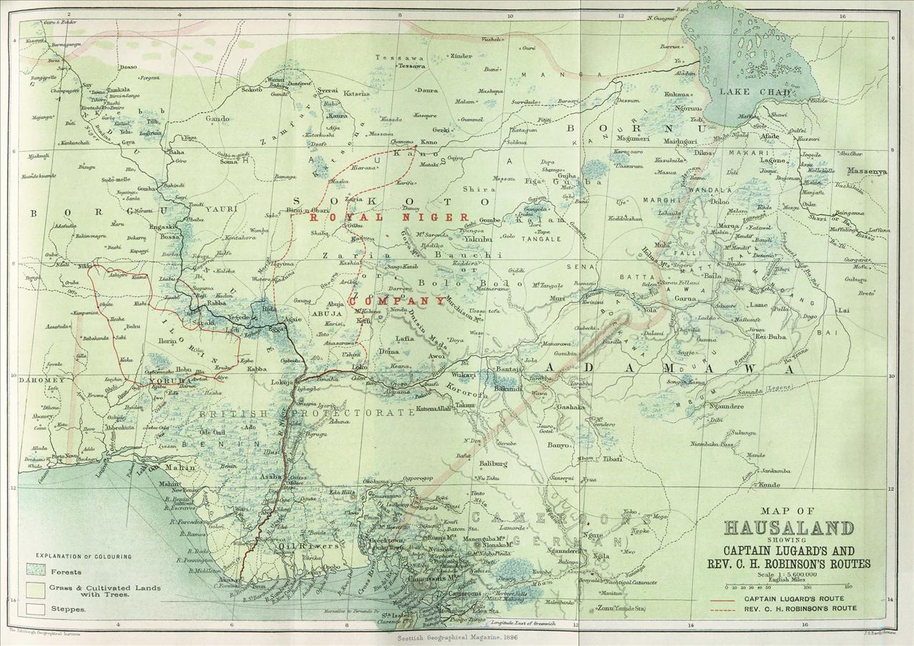 Stare mapy z roznych cześci świata.-.XIX.i.XX.wiek - hausaland 1896.jpg