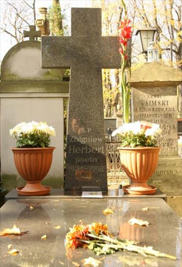 Groby znanych - Zbigniew Herbert.jpg