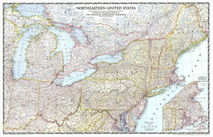 Ameryka Pn - USA - Northeastern 1945.jpg
